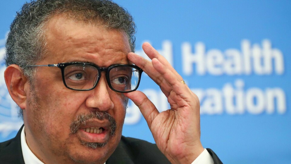 DIREKTØR: Tedros Adhanom Ghebreyesus er general-direktør i WHO.