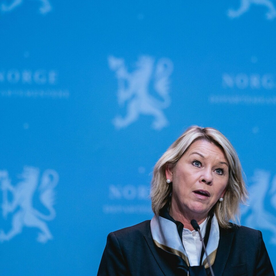 MINISTER: Monica Mæland er justis- og beredskaps-minister. Hun og regjeringen vil hente asylsøkere fra Hellas. Men da må andre land også gjøre det.