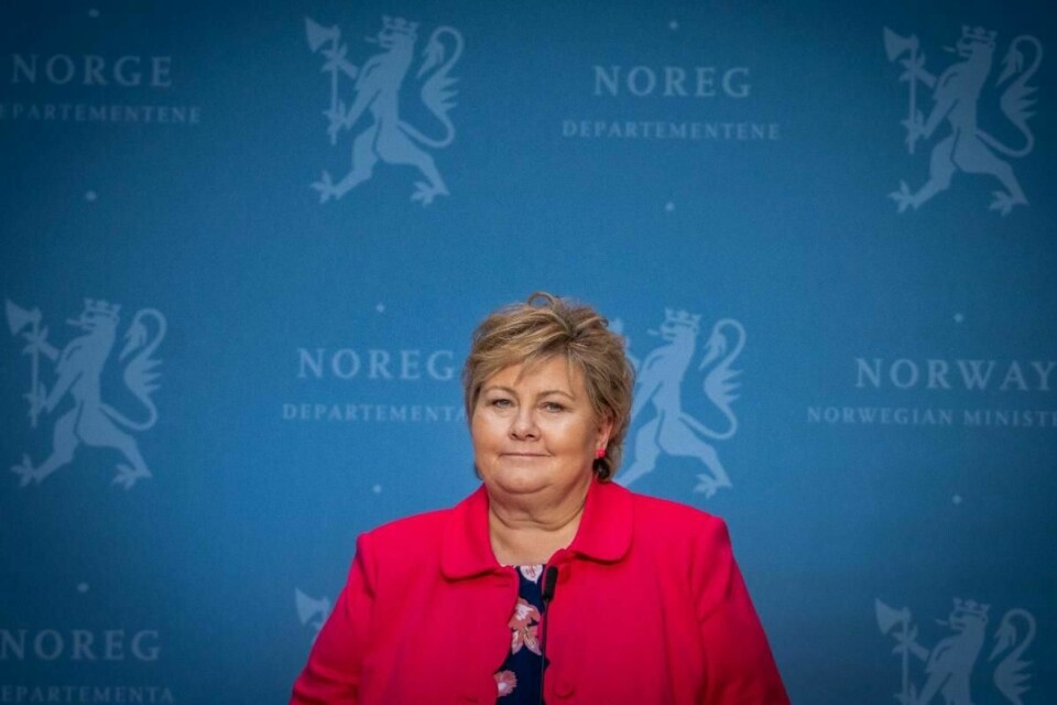 JA: Erna Solberg sier nordmenn kan reise til Danmark igjen. Det åpner fra 15. juni. Da får også danskene komme til Norge.
