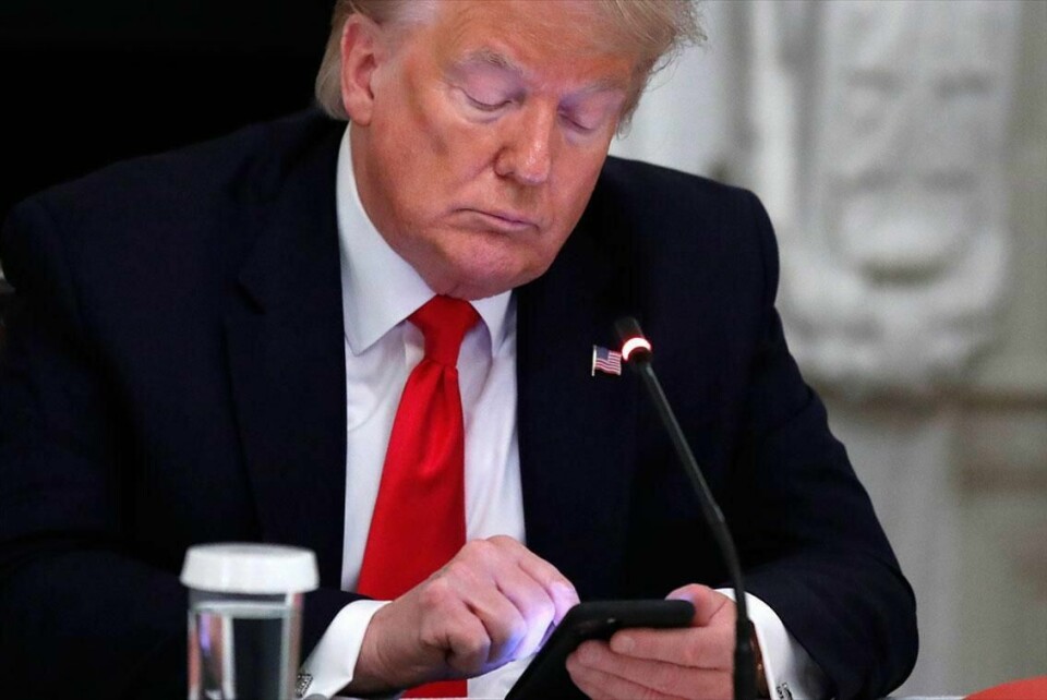 ANKLAGER: President Donald Trump kommer med nye anklager mot Kina.