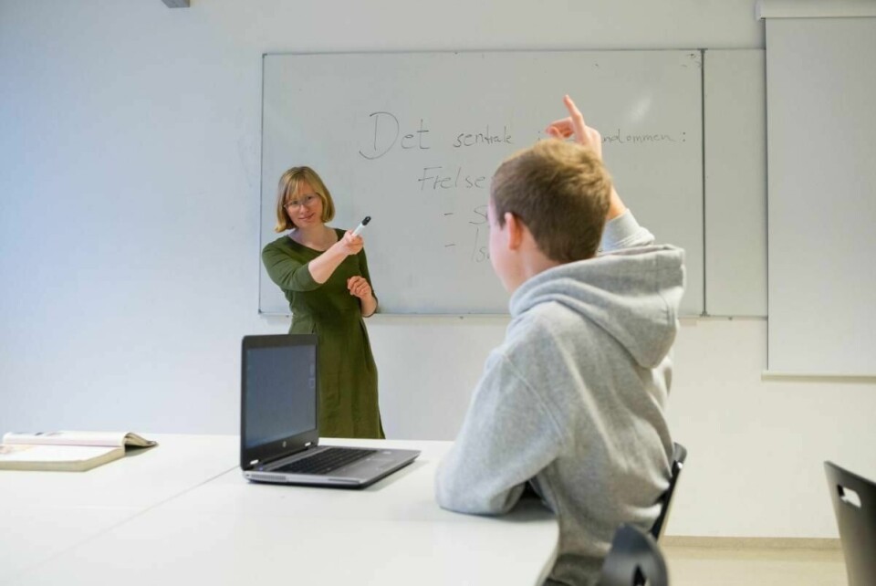 UTDANNING: Færre vil bli lærere. Studiet hadde 300 flere søkere i fjor.