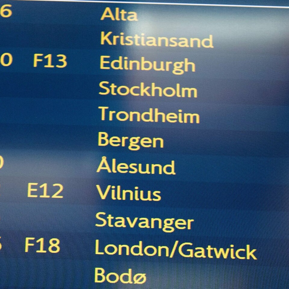 STREIK: Fly fra selskapet SAS må stå i ro. Piloter streiker.