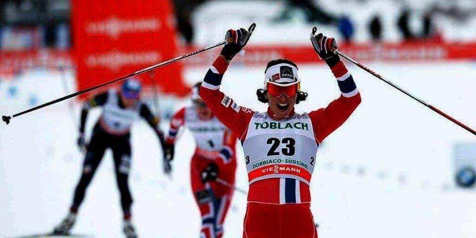 GULL: Vil skiløper Marit BJørgen sikre flere gull i De olympiske leker (OL)? Følg med på TV.