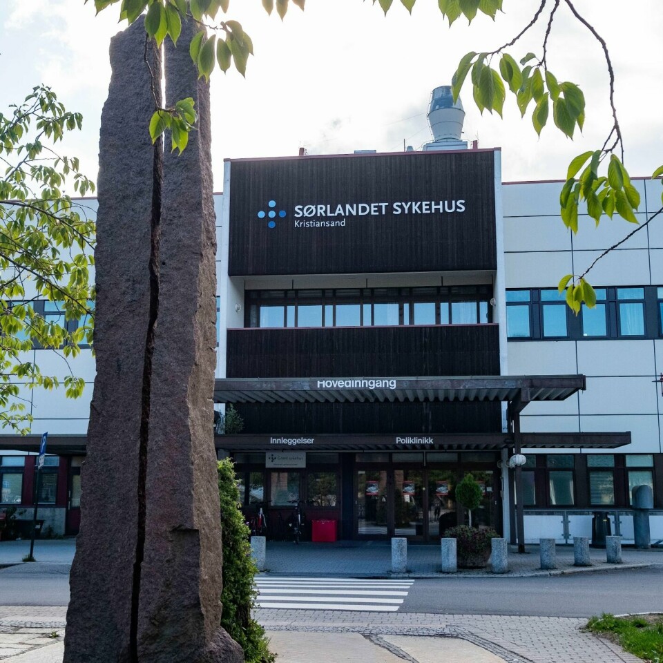 STREIK: Folk ved flere sykehus streiker. Sørlandet sykehus er et av sykehusene som får merke den.