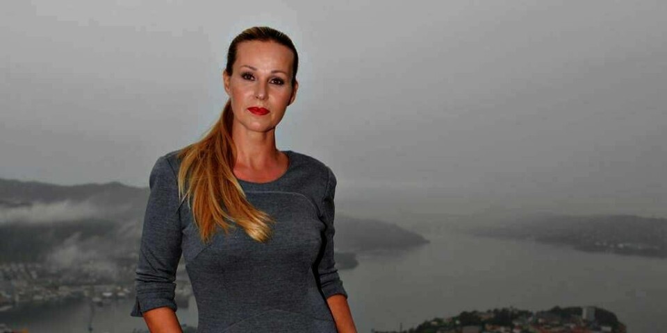 KOMMENTATOR: Dorthe Skappel i TV 2 kommenterte i går kunstløp. Mange synes at hun ikke visste hva hun gjorde.