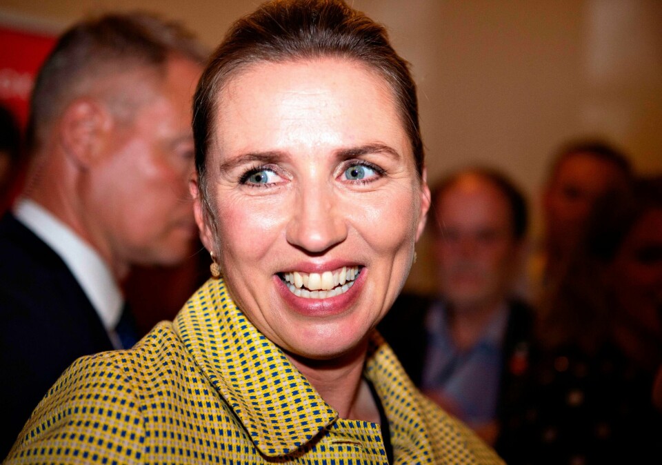 VANT: Mette Frederiksen fra Socialdemokratiet kan lage ny regjering i Danmark. De røde vant valget onsdag.