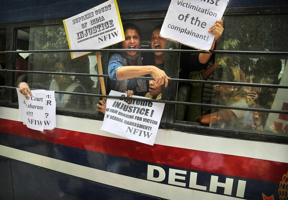 PROTEST: Indiske kvinner i New Delhi har demonstrert flere ganger de siste årene. Det skjer etter flere voldtektssaker i byen.