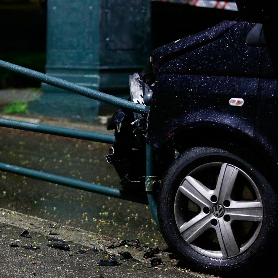 DØDE: En person døde i en trafikkulykke. Personen jobbet ved den russiske ambassaden i Oslo. Foto: Terje Pedersen / NTB scanpix