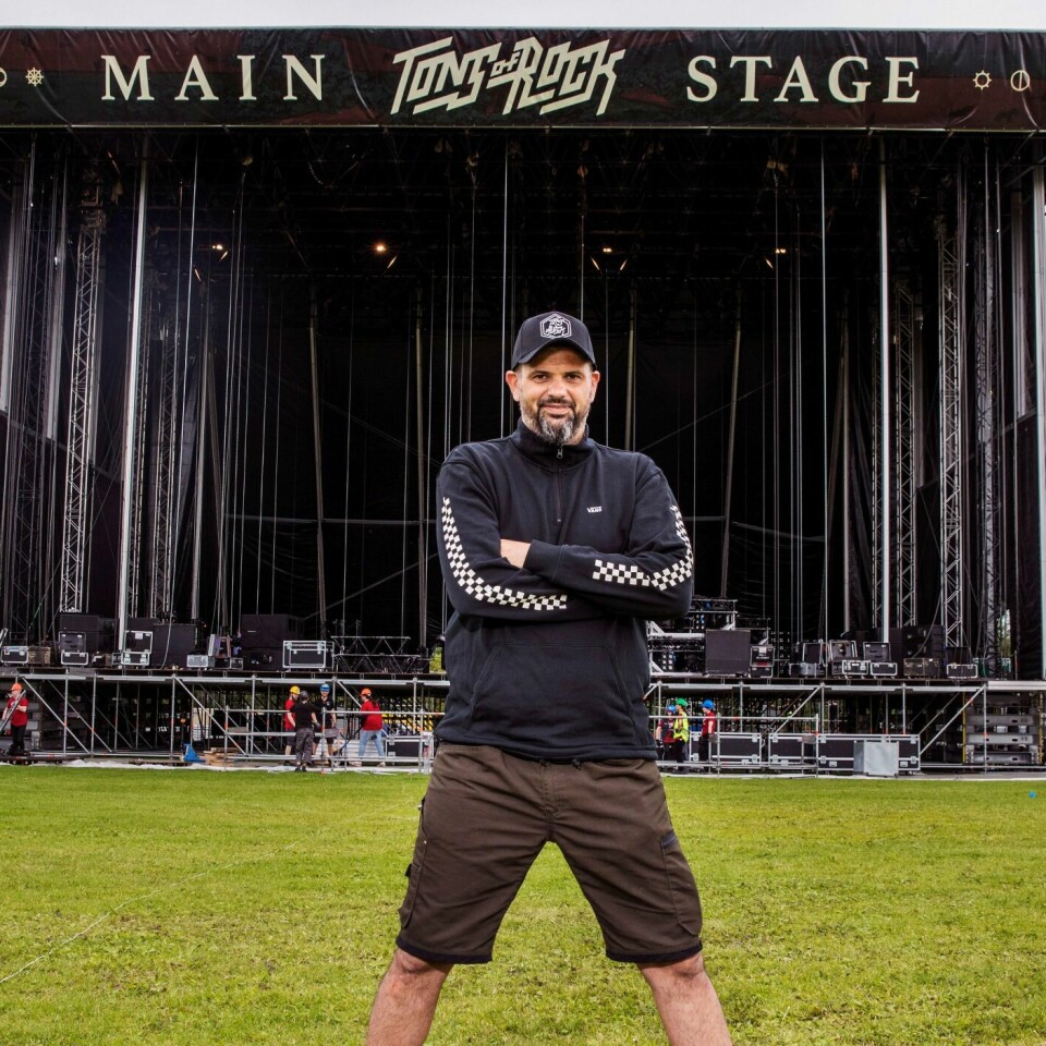 MUSIKK: Jarle Kvåle var med på å starte festivalen Tons of Rock. Nå er han og resten av festivalen klare for store band og mange gjester.