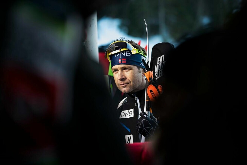 UTE: Ole Einar Bjørndalen får ikke delta i OL. Det er første gang siden 1992 at han ikke deltar i vinter-OL.