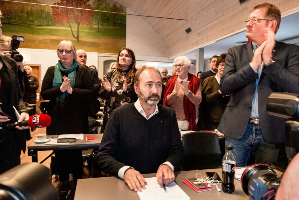 TILBAKE: Trond Giske talte til Orkland Arbeiderparti lørdag.