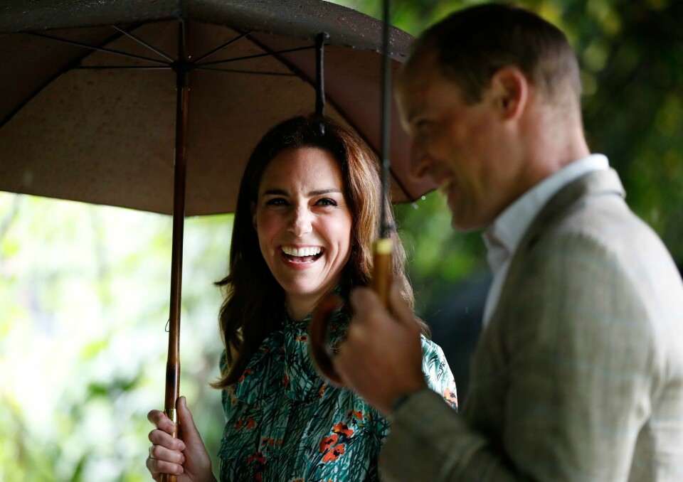 BESØK: Prins William og hertuginne Kate besøker Norge.