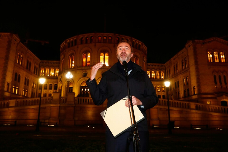 TILBAKE: Trond Giske ble sykemeldt i desember i fjor. Nå er han tilbake. Lørdag snakker han for Orkland Arbeiderparti.