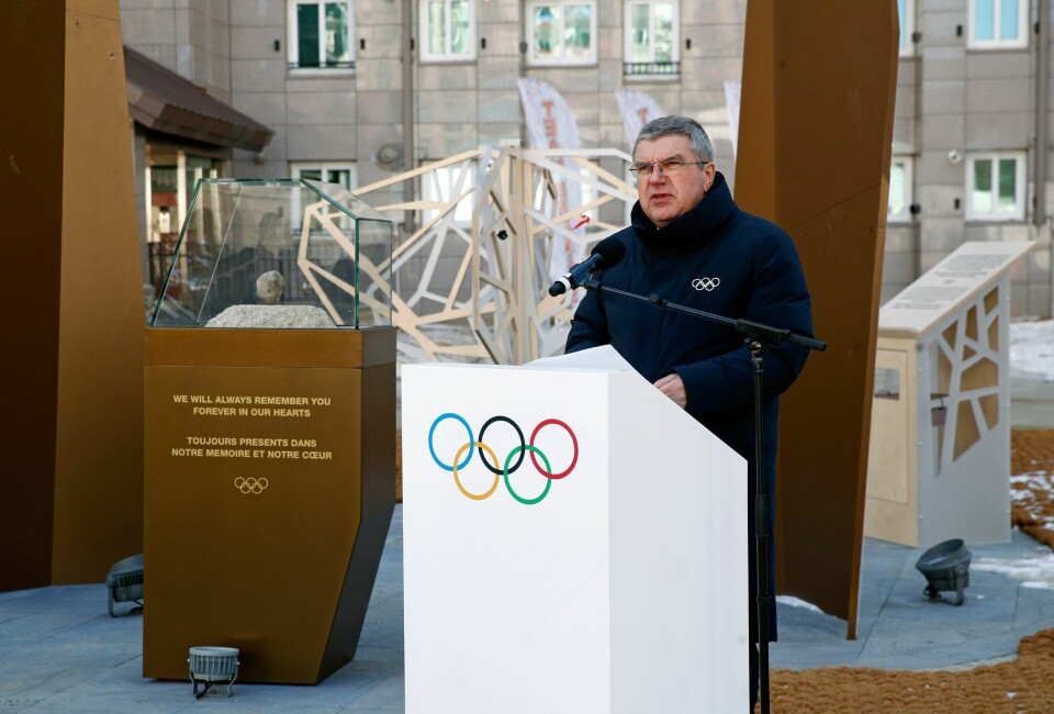 PRESIDENT: Thomas Bach er president i Den internasjonale olympiske komité. Han sier de er skeptiske til at russere ble frikjent for juks.