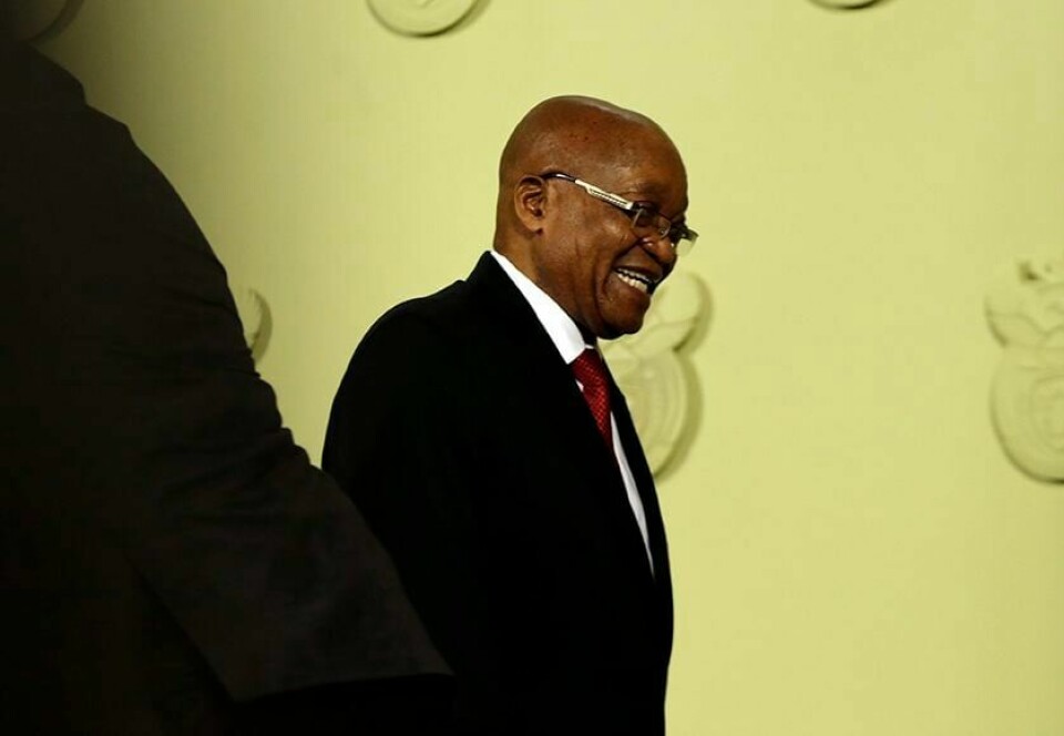 FERDIG: Jacob Zuma er ikke lenger president i Sør-Afrika. Han sa fra seg jobben i en tale onsdag kveld.