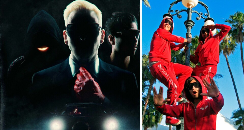 NÅ: Bandet Datarock har forandret seg. Medlemmene har byttet ut de røde dressene med svart.