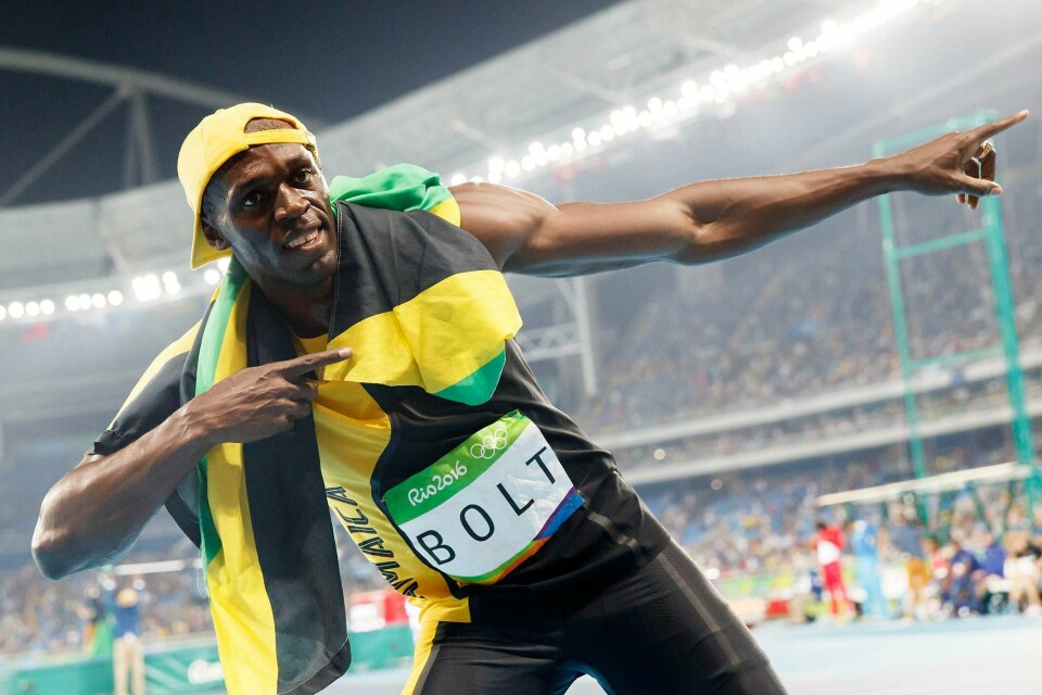 BEST: Usain Bolt var verdens beste sprinter. Nå skal ha prøve seg som fotballspiller.