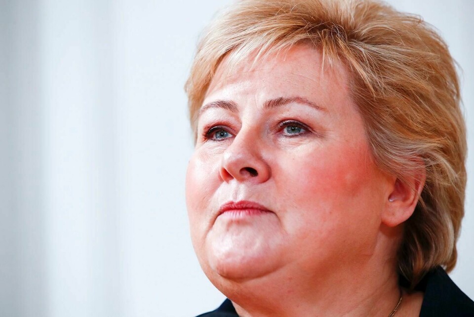 SLUTT? Bråket rundt statsråd Sylvi Listhaug skaper trøbbel for regjeringen. Statsminister Erna Solberg og regjeringen kan ende med å slutte.