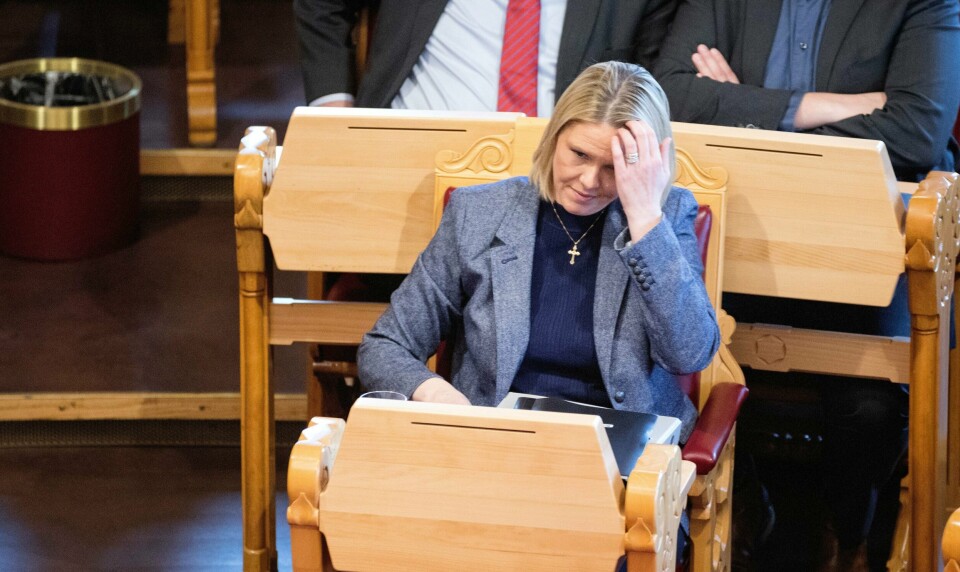 SLUTTER: Sylvi Listhaug slutter som justisminister. Det har vært mye bråk rundt et innlegg på Facebook.