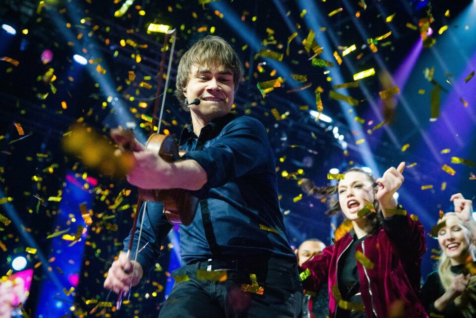 VANT: Alexander Rybak vant den norske finalen i Melodi Grand Prix. Nå skal han synge for Norge i Portugal i mai.