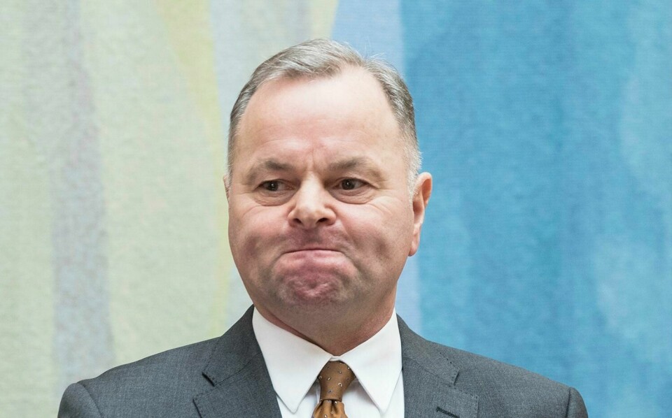 ANSVAR: Stortingspresident Olemic Thommessen vil ikke ta ansvar for byggesprekken på Stortinget alene.