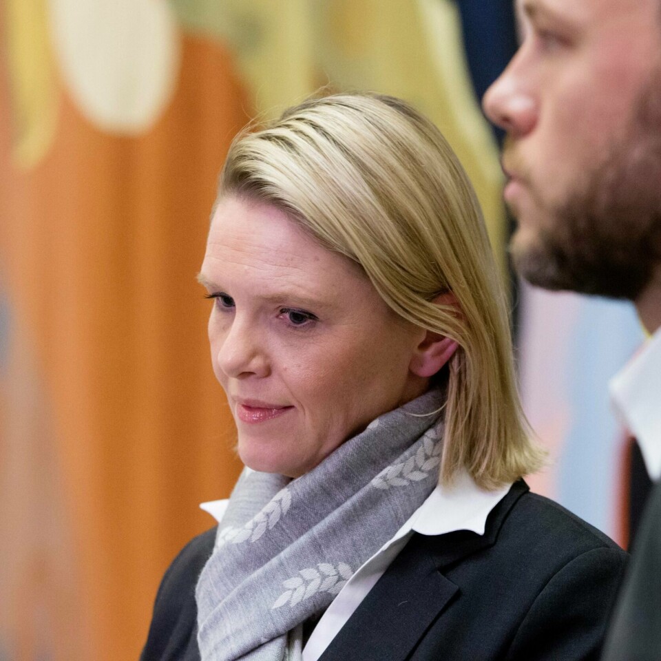 LISTHAUG: Justisminister Sylvi Listhaug får kritikk fra Stortinget.