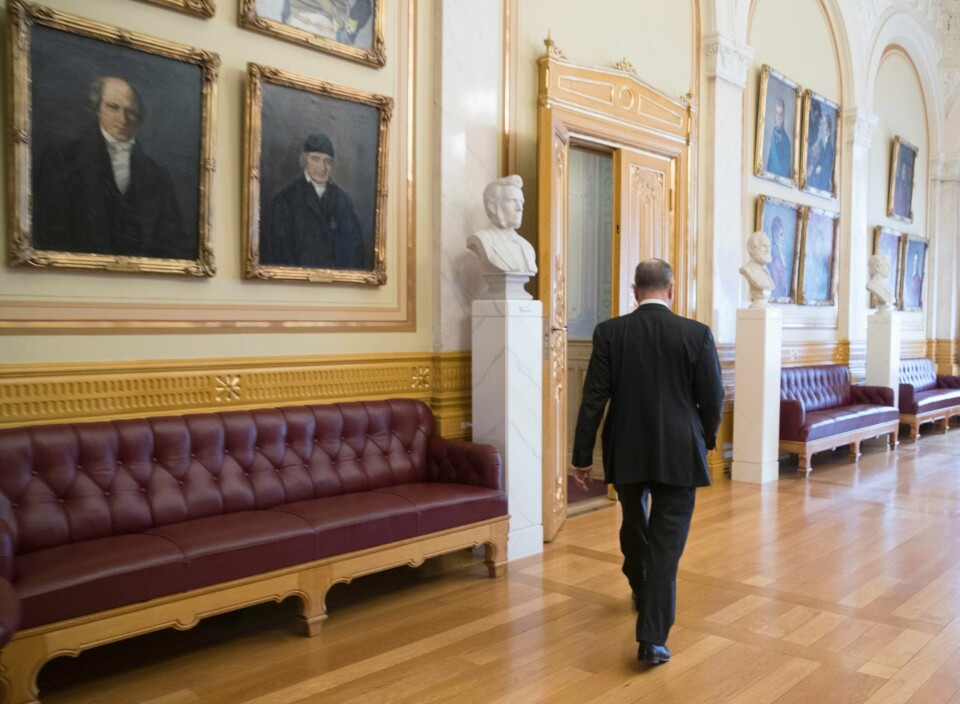 JOBB: Blir det en kvinne som overtar etter Olemic Thommessen? Høyre må foreslå en ny person til stortingspresident. Flere mener det bør bli en kvinne.
