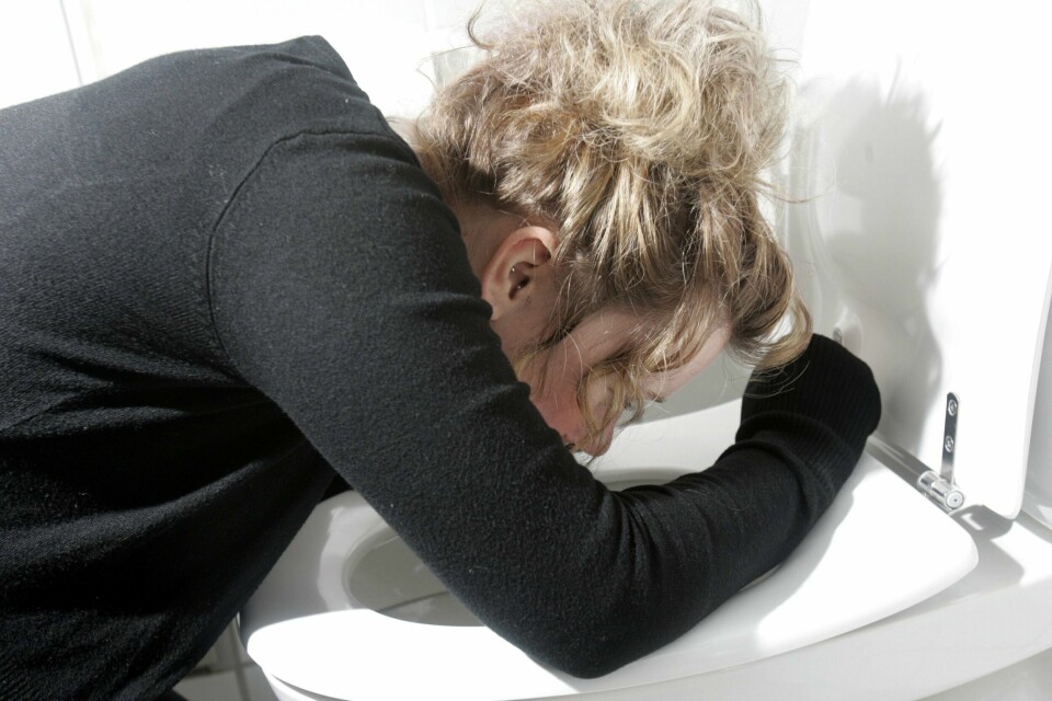 OPPKAST: Er du ikke forsiktig med maten når du reiser, kan du bli syk.