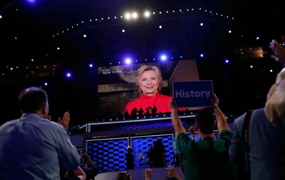 HISTORISK: Hillary Clinton er godkjent som president-kandidat for Det demokratiske partiet. I høst kan hun bli den første kvinnelige presidenten i USA.