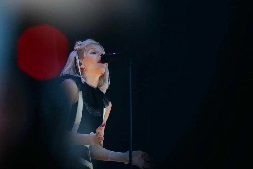 POPULÆR: Strømming av musikk kan gjøre artistene mer kjent i utlandet. Artisten Aurora er godt likt. Her spiller hun på Øyafestivalen onsdag.