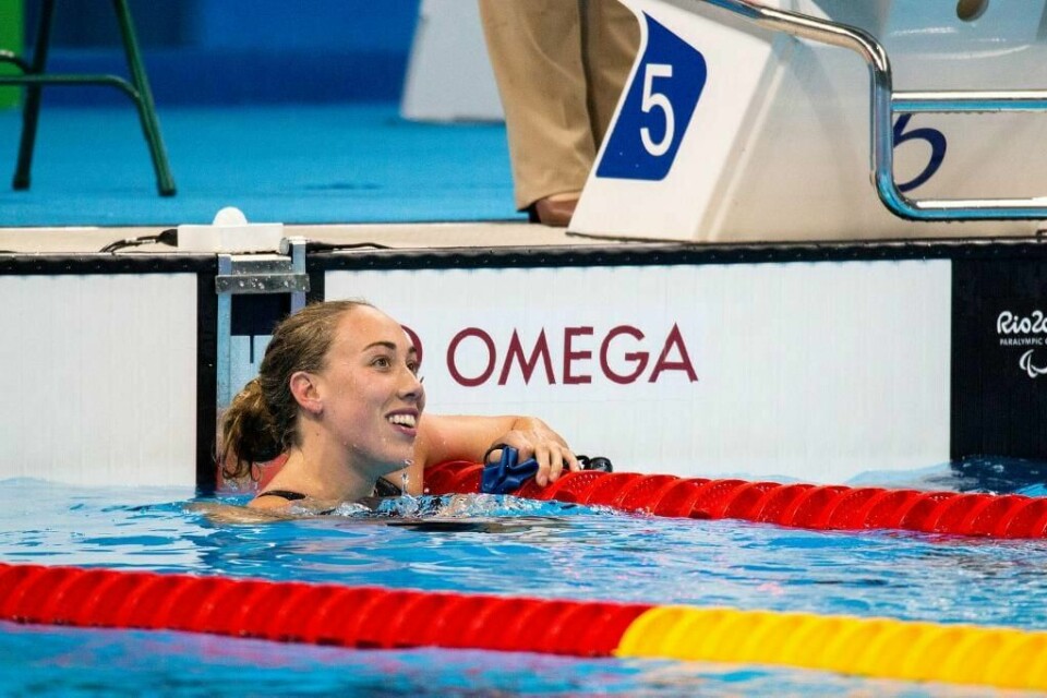 VANT: Sarah Louise Rung har vunnet sitt andre gull i Brasil. Natt til fredag var hun aller best i bassenget.