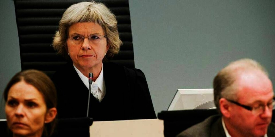 IKKE STRAFFES: Dommer Wenche Elizabeth Arntzen i Oslo tingrett får høre flere historier fredag. Folk som ble skadd av bomben i Regjerings-kvartalet, skal fortelle om sine opplevelser.