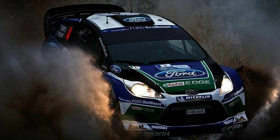 FORT: Det gikk fort da Petter Solberg startet i Rally Argentina torsdag. Nordmannen vant første etappe godt foran nummer to.