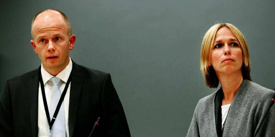 UTILREGNELIG: Stats-advokatene Inga Bejer Engh og Svein Holden mener terror-tiltalte Anders Behring Breivik er utilregnelig.
