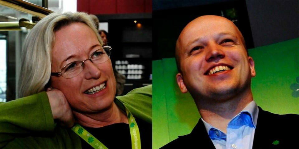 STATSRÅDER: Marit Arnstad blir ny samferdselsminister. Trygve Slagsvold Vedum blir ny landbruksminister.
