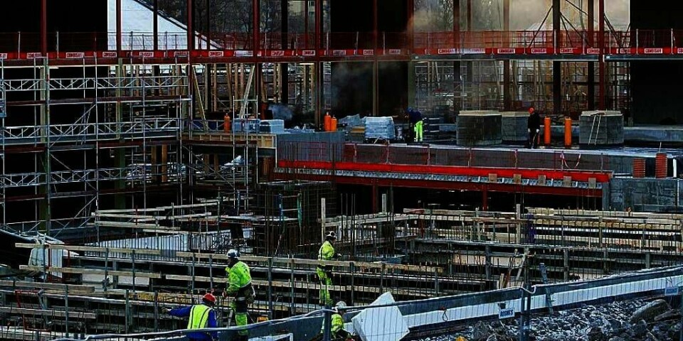 JOBBER: Mange polske arbeidere jobber på norske byggeplasser. Polakkene er den største gruppen utlendinger som kommer til Norge for å jobbe. Det er kanskje bortsett fra svenskene.