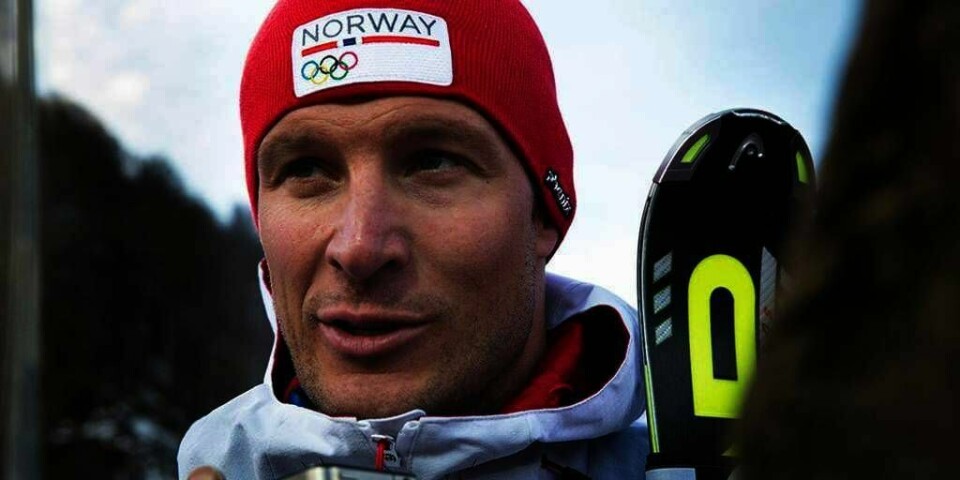 UTE: Alpinist Aksel Lund Svindal reiser hjem fra OL. Han har slitt med allergi.