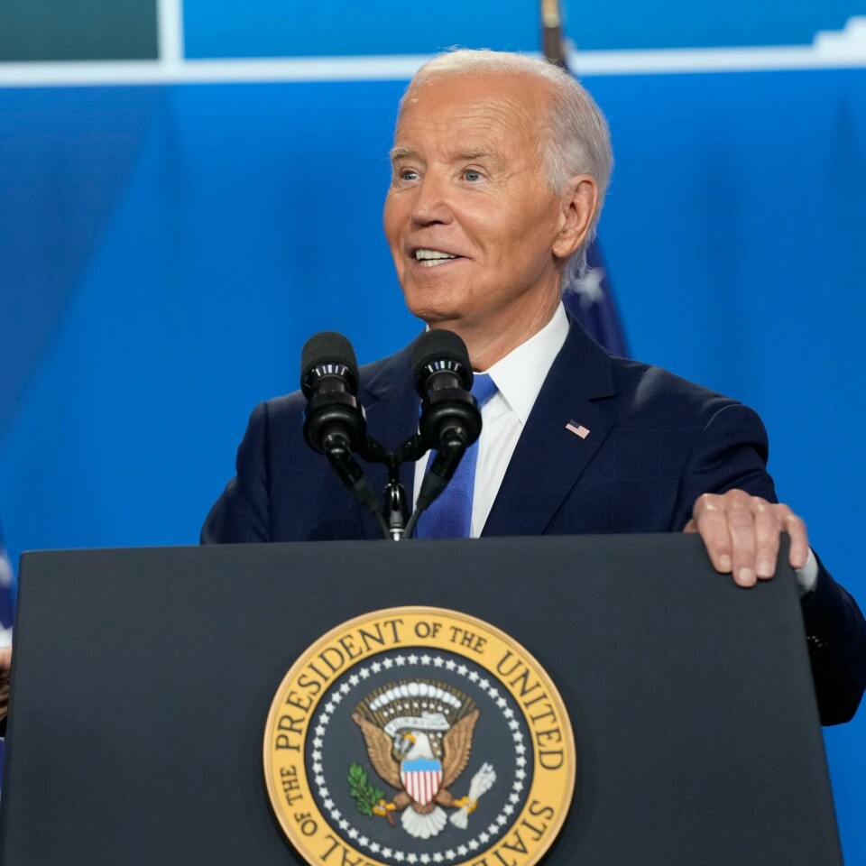 SA FEIL: Joe Biden kalte Zelenskyj for Putin. Bildet viser president Joe Biden. Foto: Susan Walsh / AP / NTB
