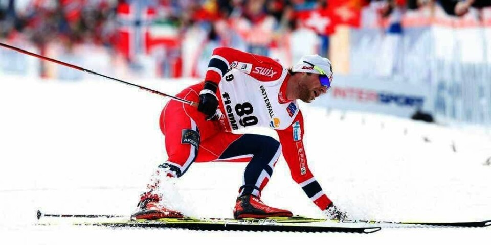 SEIRET: Petter Northug kjempet seg til seier i Val di Fiemme i Italia onsdag. Han vant gull på 15 kilometer fri teknikk. Det er Northugs første gull i verdens-mesterskapet i ski.