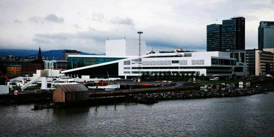 MUSEUM:  Omtrent ved dette treskuret ved siden av operaen i Bjørvika skal det nye Munch-museet Lambda bygges. Museet kommer til å koste over 2 milliarder kroner.