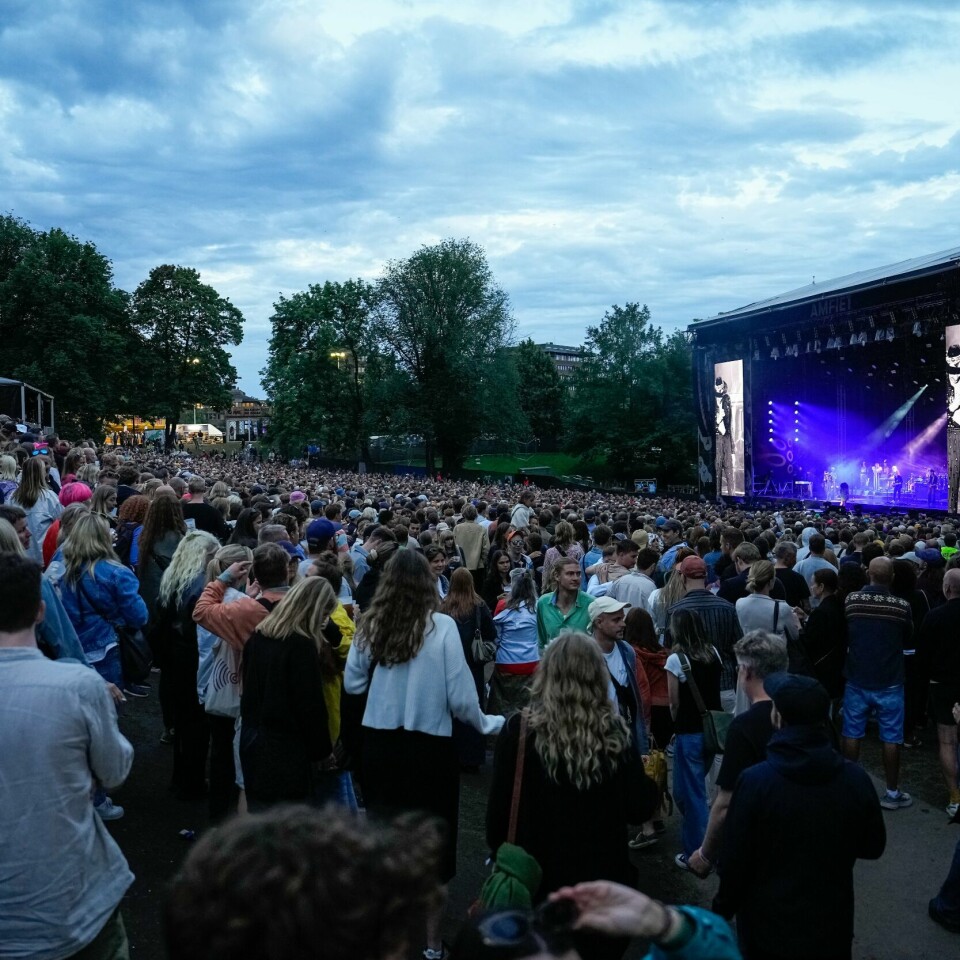 FESTIVAL: Øyafestivalen får bra vær på lørdag, melder meteorologene. Lørdagen byr ifølge meteorologen på det beste været for dem som skal på Øyafestivalen i Tøyenparken. Foto: Beate Oma Dahle / NTB
