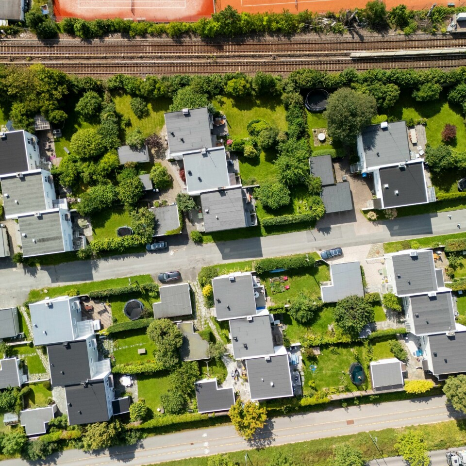 MANGE REGLER: Det er strenge krav til de som skal kjøpe bolig. Bildet viser et boligfelt på Tåsen i Oslo sett fra luften. Foto: Tor Erik Schrøder / NTB