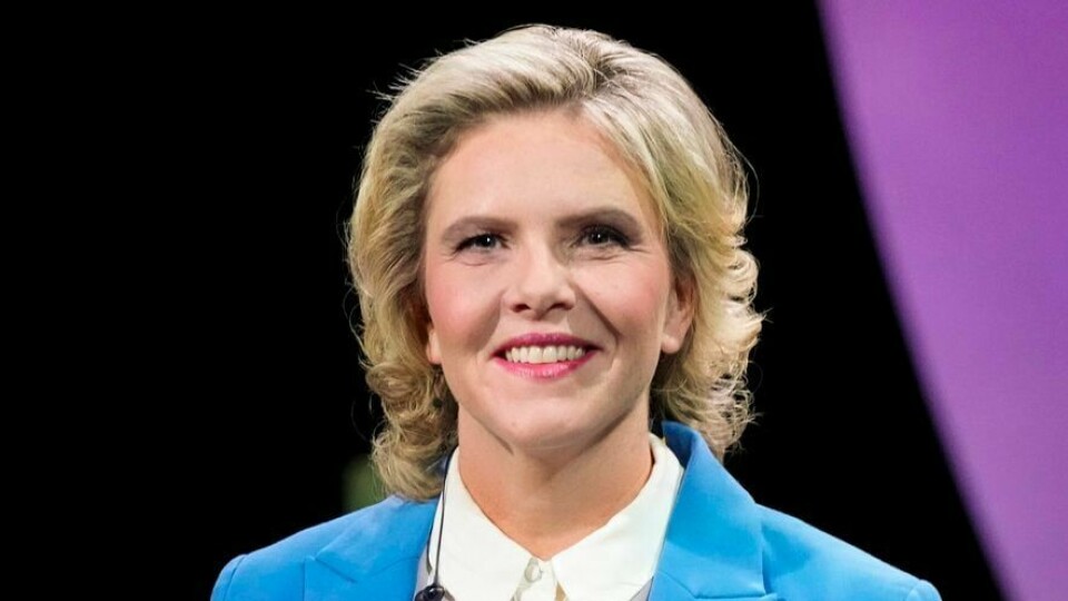 NARKOTIKA: Sylvi Listhaug er leder i Frp. Hun vil la politiet bruke hunder for å lete etter narkotika på skoler. Bildet viser Frp-leder Sylvi Listhaug.