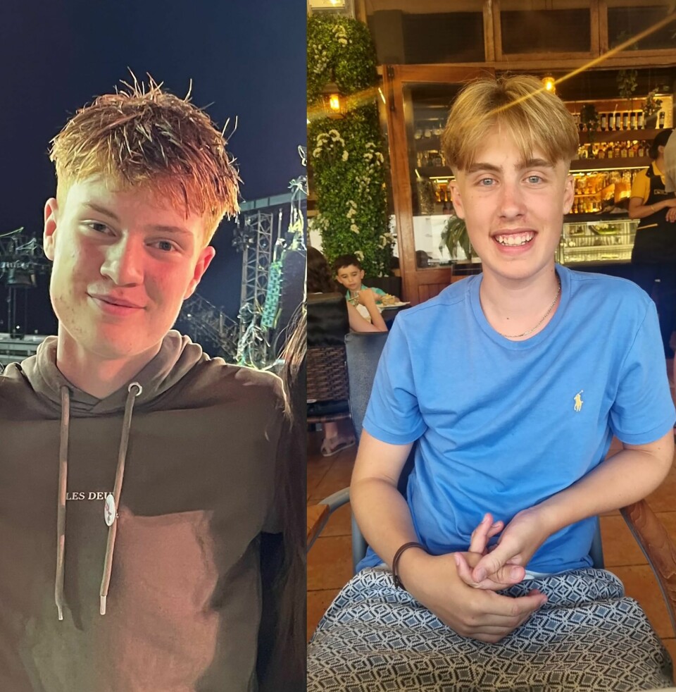 ULYKKE: Gabriel Johan Misiewicz-Myhre og Noah Østerhus Ask døde etter en ulykke med vannscooter. Gabriel Johan Misiewicz-Myhre og Noah Østerhus Ask