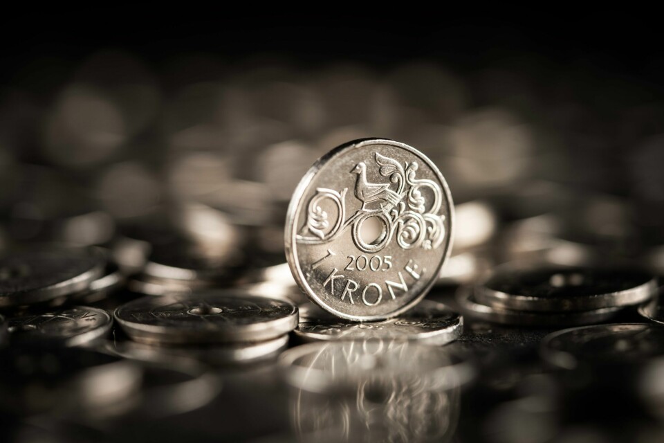 BOSTØTTE: Det blir noen endringer fra 1. oktober. Da vil noen få mer bostøtte enn før. Bilde av kronestykker. Foto: Ole Berg-Rusten / NTB