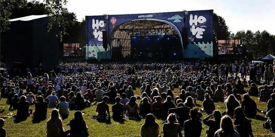 SLUTT: Det er slutt for Hovefestivalen i Arendal. Bildet er fra festivalen i 2012.