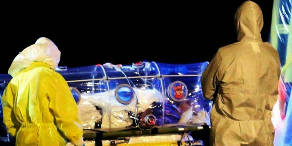 EBOLA: Den spanske presten Manuel Garcia Viejo ble behandlet for ebola på et sykehus i Madrid. Nå er en sykepleier som behandlet ham smittet av ebola.