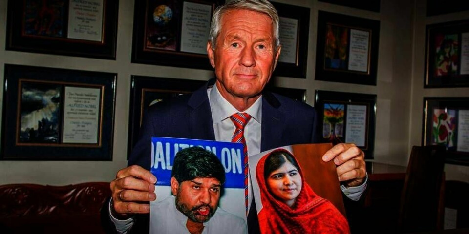 FREDSPRISVINNERNE: Malala Yousafzai fra Pakistan og indiske Kailash Satyarthi vant Nobels fredspris i år. Nå er de i Norge for å motta prisen.
