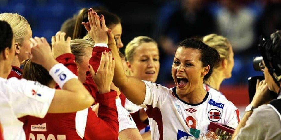 GOD: Nora Mørk storspilte i EM tirsdag. Nå er Norge i semifinalen.