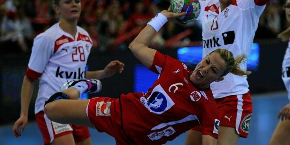 MEDALJE?: Linjespiller Heidi Løke er fryktet av motstanderne. Kan Norge ta medalje?